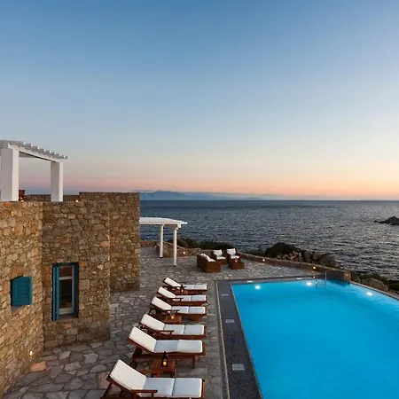 Villa Presidential Mykonos Poseidonia 5 Bedrooms Stunning Sea Views Psarrou